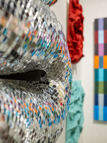 Mirrored Wall Sculpture